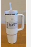 Stanley Quencher H2.0 FlowState 30oz Tumbler – Cream Insulated Travel Cup