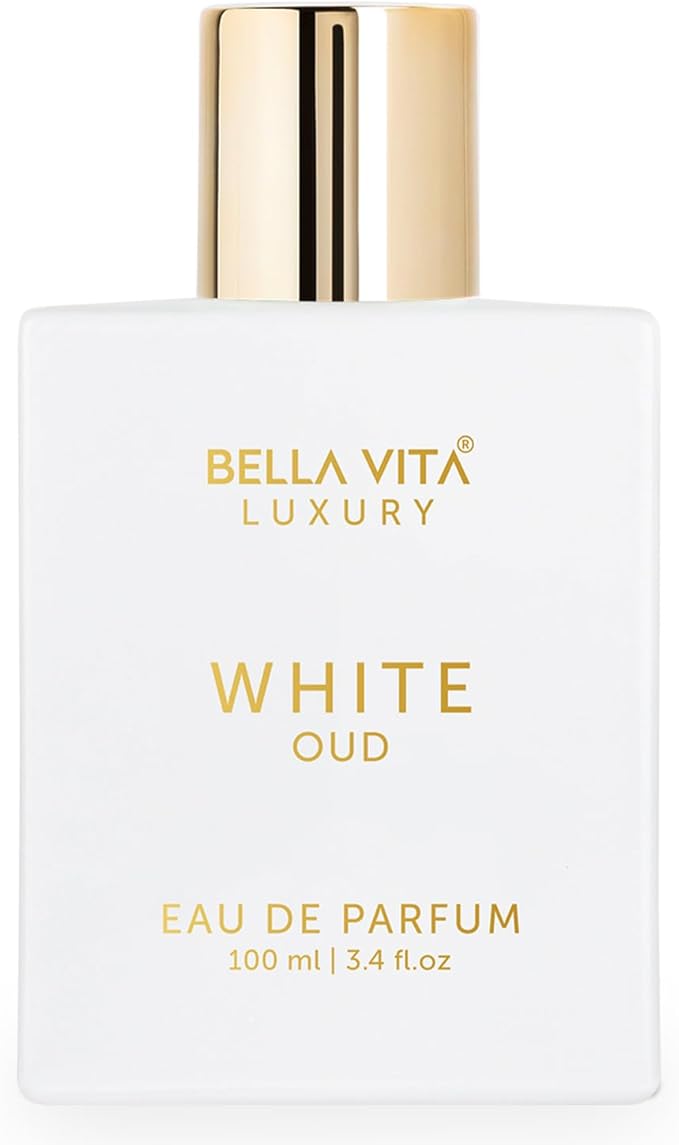 Bellavita Luxury White Oud Eau de Parfum 100ml – Long-Lasting Unisex Fragrance with Fruity, Artemisia Lemon, Freesia & Tobacco Notes | Perfume for Men & Women