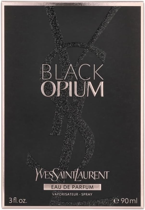 Yves Saint Laurent Black Opium Eau de Parfum 90ml – Women’s Long-Lasting Perfume Spray – Warm, Sweet, & Floral Fragrance