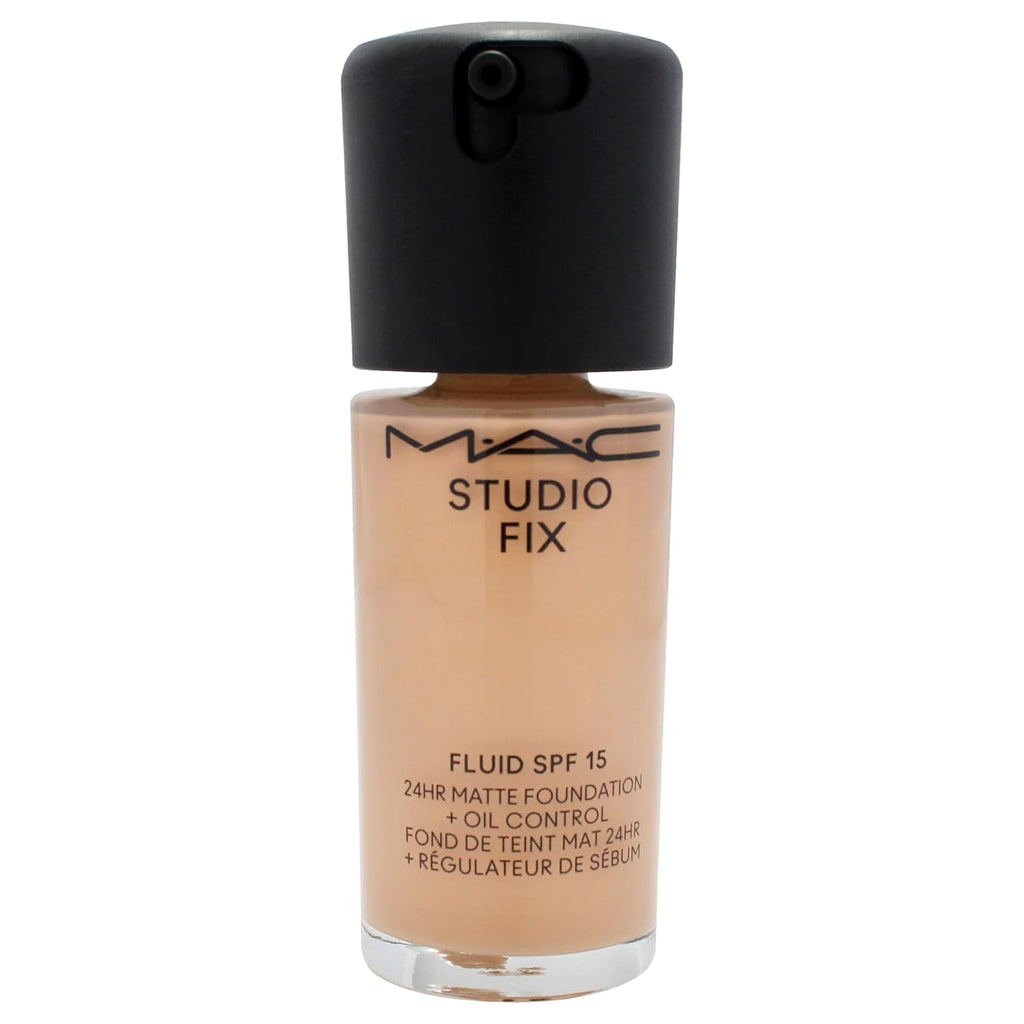 MAC Studio Fix Fluid SPF 15 NC27 Foundation 1oz Matte Oil Control