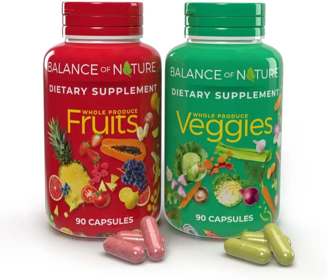 Fruits & Veggies Whole Food Superfood Supplement 180 Capsules