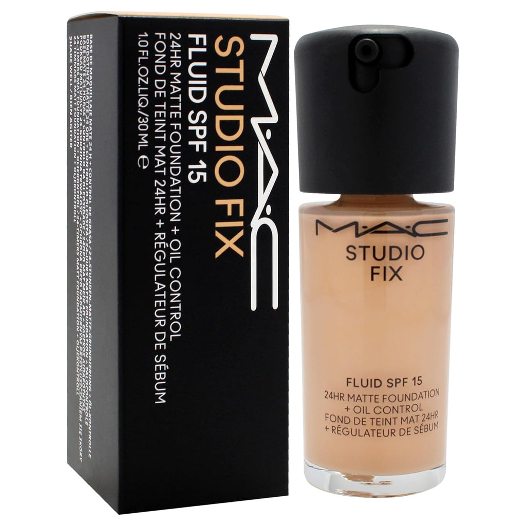 MAC Studio Fix Fluid SPF 15 NC27 Foundation 1oz Matte Oil Control