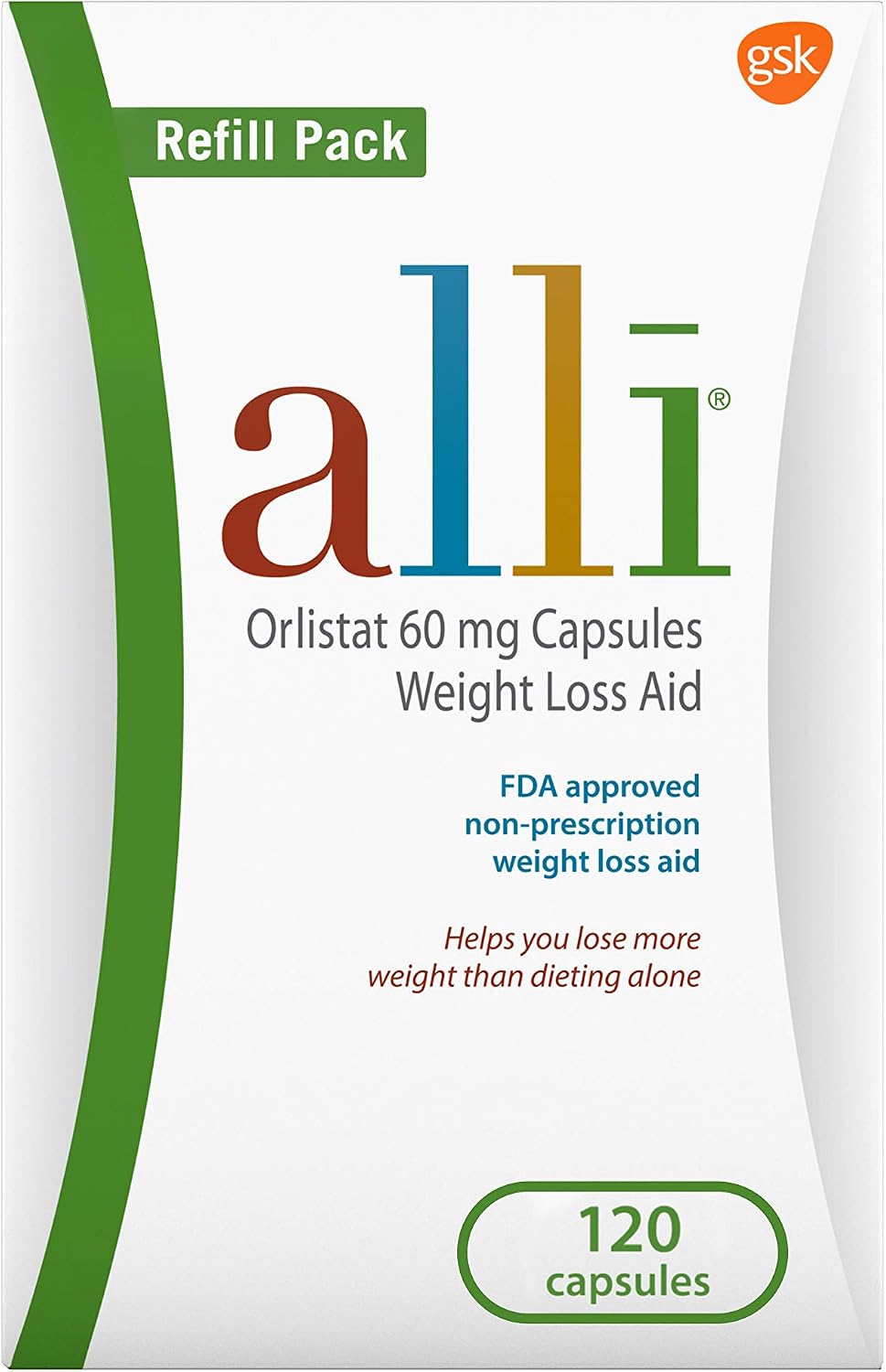Orlistat 60mg Capsules 120 Count Weight Management Medication