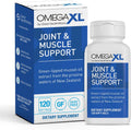 OmegaXL Joint Support Supplement Green Lipped Mussel Oil 120 Count