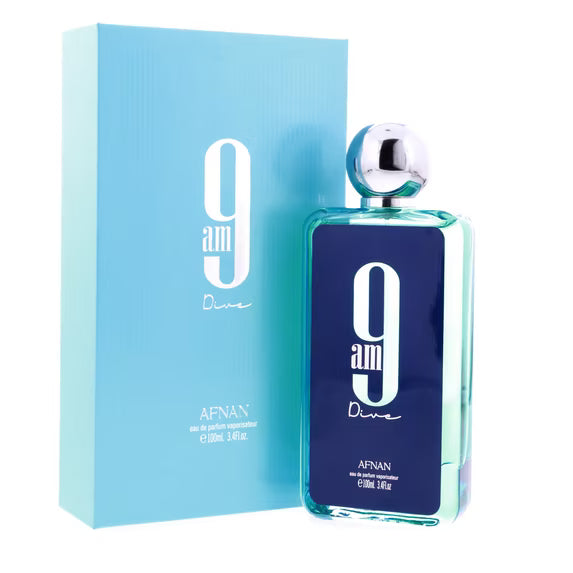 Afnan 9AM Dive EDP Unisex 100ml Brand New