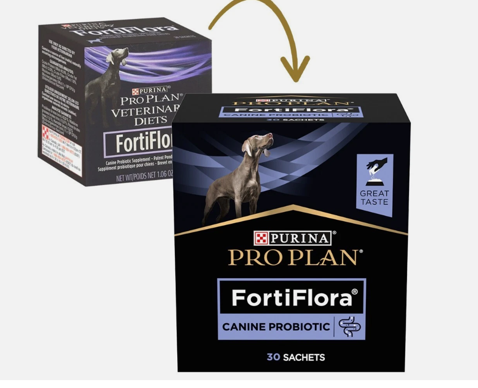 Purina Pro Plan FortiFlora Probiotic for Dogs – Digestive Health Supplement 30 Sachets