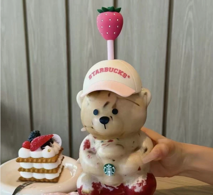 Starbucks Bearista Bear Cup Tumbler 600ml – Strawberry Topper