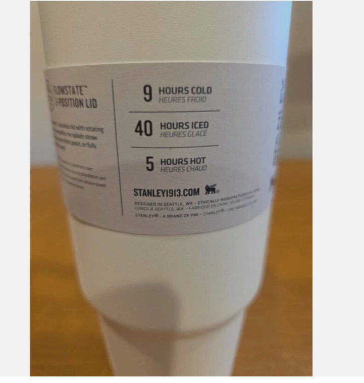 Stanley Quencher H2.0 FlowState 30oz Tumbler – Cream Insulated Travel Cup