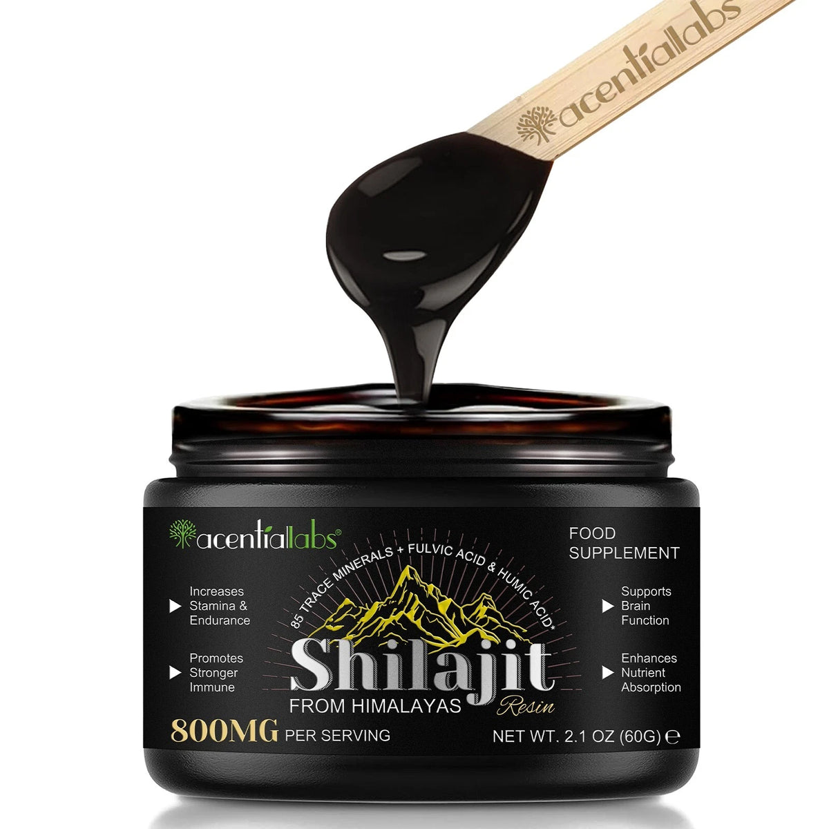 100% Pure Himalayan Shilajit Resin – Organic Fulvic Acid Soft Resin