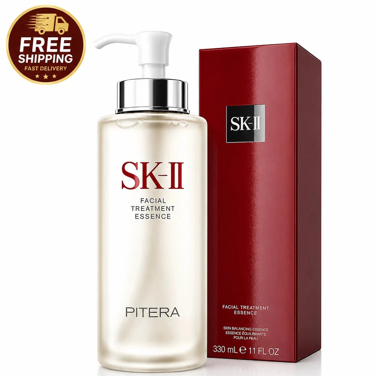 SK-II Facial Treatment Skin Balancing Essence 11oz / 330ml – Hydrating Face Essence – Free Shipping