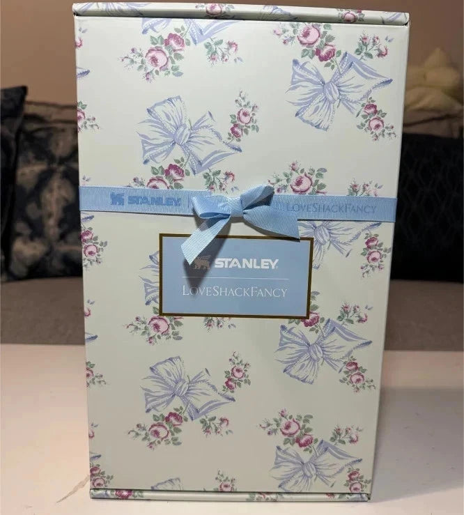 Stanley x LoveShackFancy Holiday Rosa Beaux Blue Tumbler 40oz