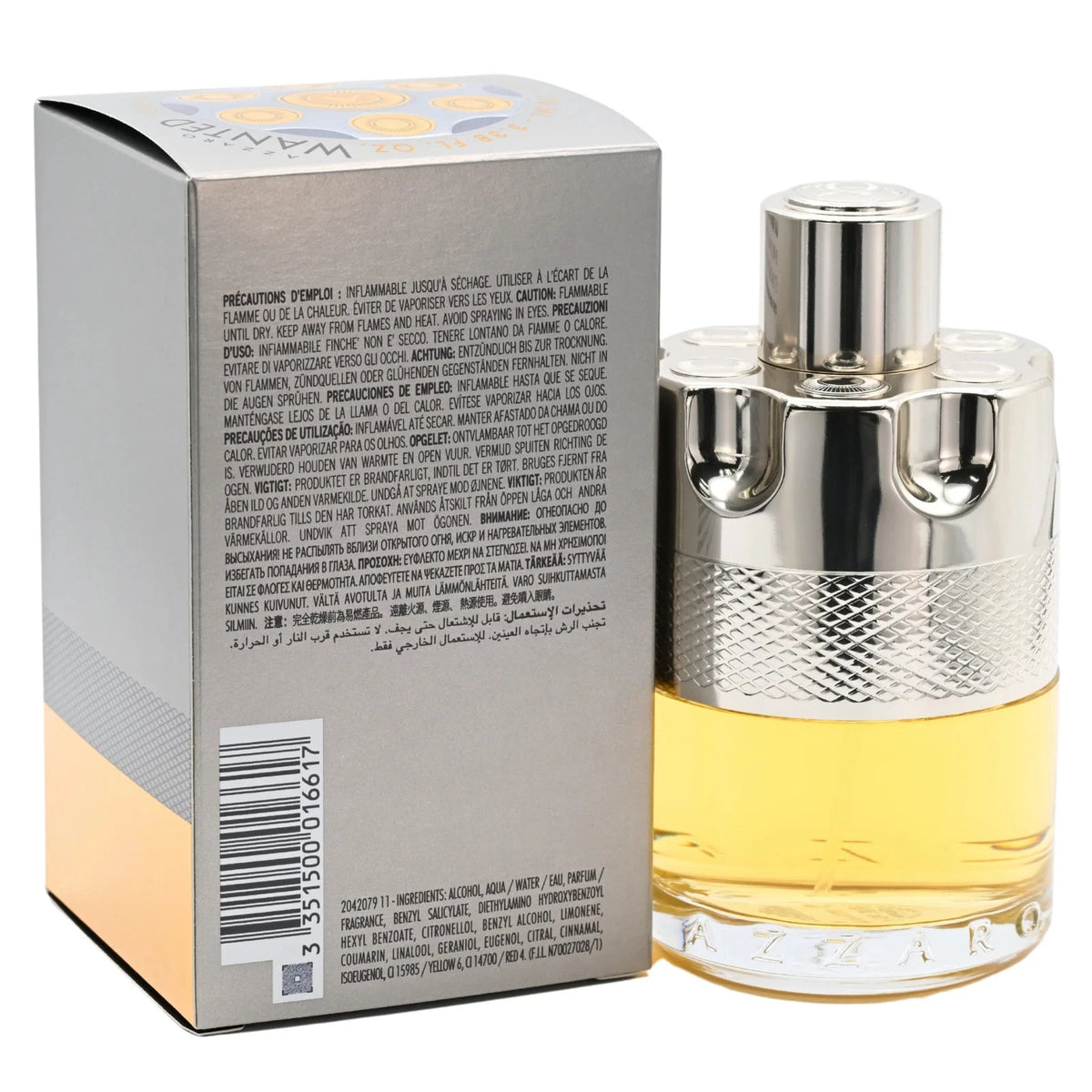 Azzaro Wanted Eau de Toilette 3.4 oz for Men