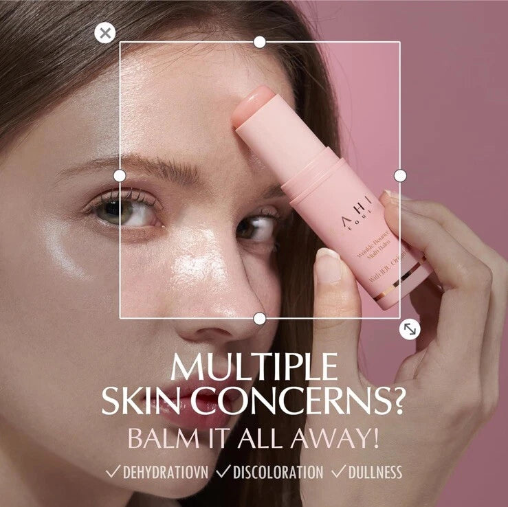 KAHI Wrinkle Bounce Multi Balm 9g – Facial Serum Stick & Wrinkle Care
