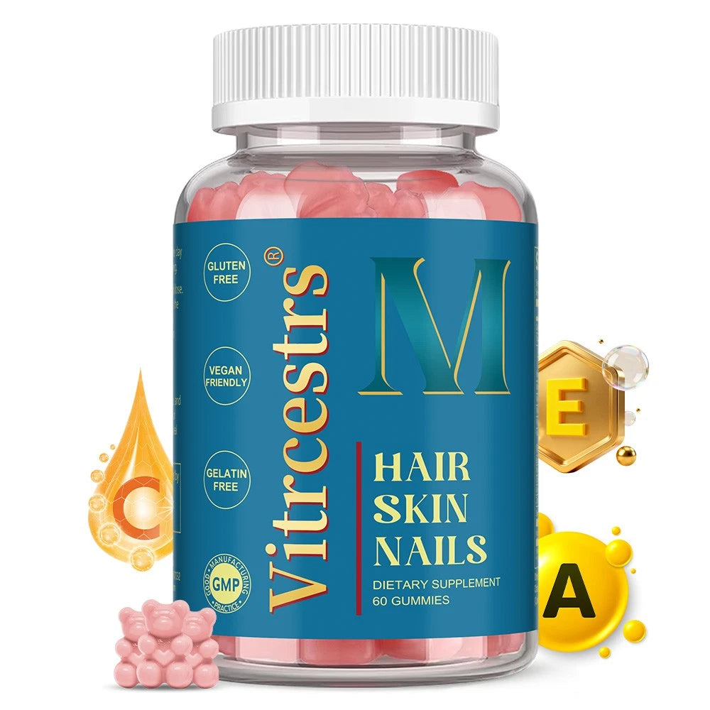 Biotin 5000mcg Vegan Gummies Hair Skin Nails Supplement