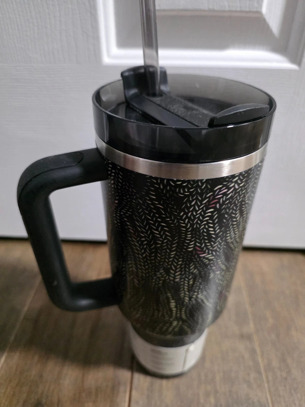 Stanley Quencher H2.0 40oz Black Serpent Insulated Tumbler with Handle & Straw