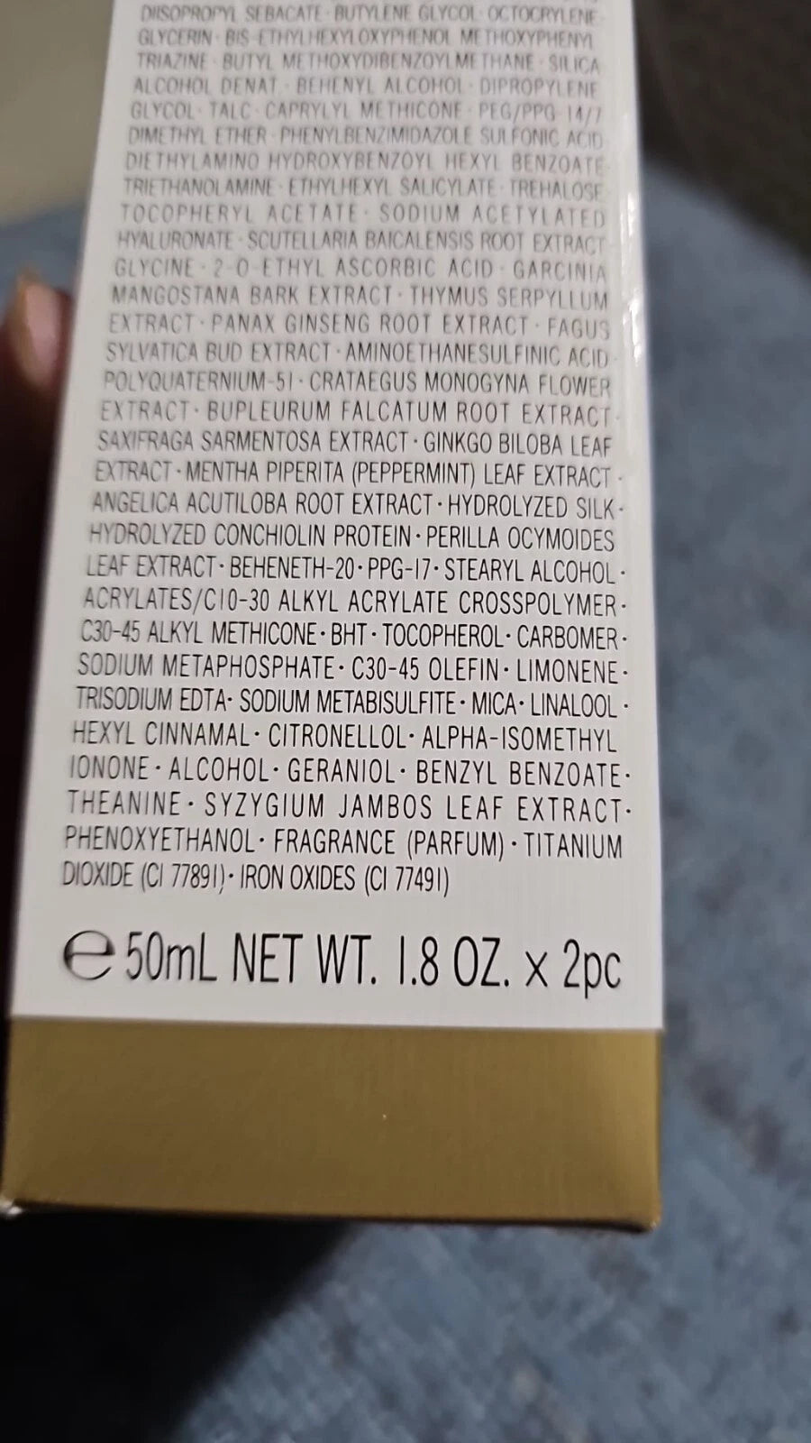 Clé de Peau Beauté UV Protective Cream SPF50+ PA++++ Duo 50g