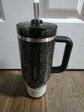 Stanley Quencher H2.0 40oz Black Serpent Insulated Tumbler with Handle & Straw