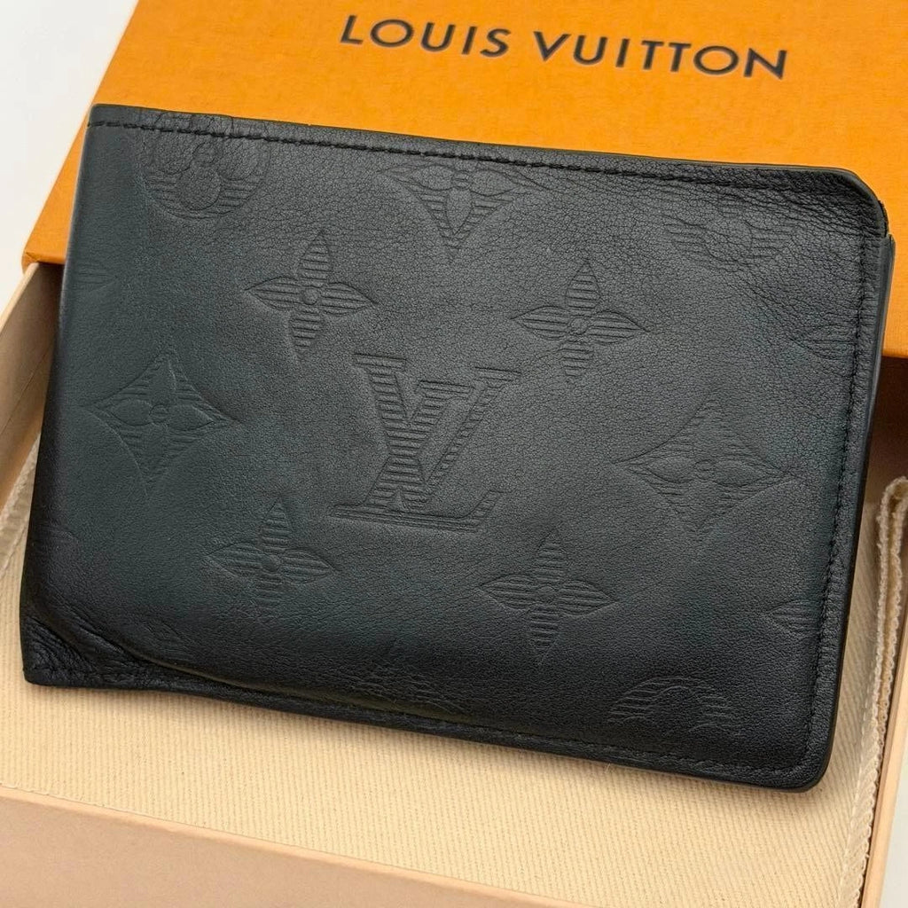 Louis Vuitton Multiple Wallet Monogram Shadow Black – New with Box & Dust Bag