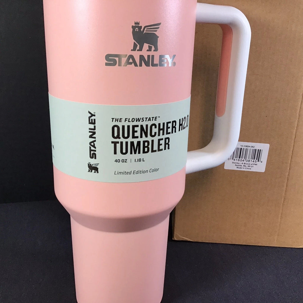 Stanley Quencher H2.0 FlowState Peach Tumbler 40oz Limited Edition
