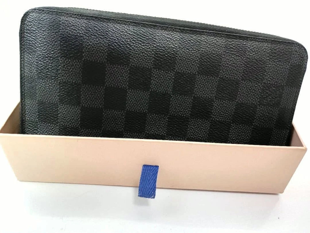 Louis Vuitton Damier Graphite Zippy Wallet Organizer – Designer Travel Wallet