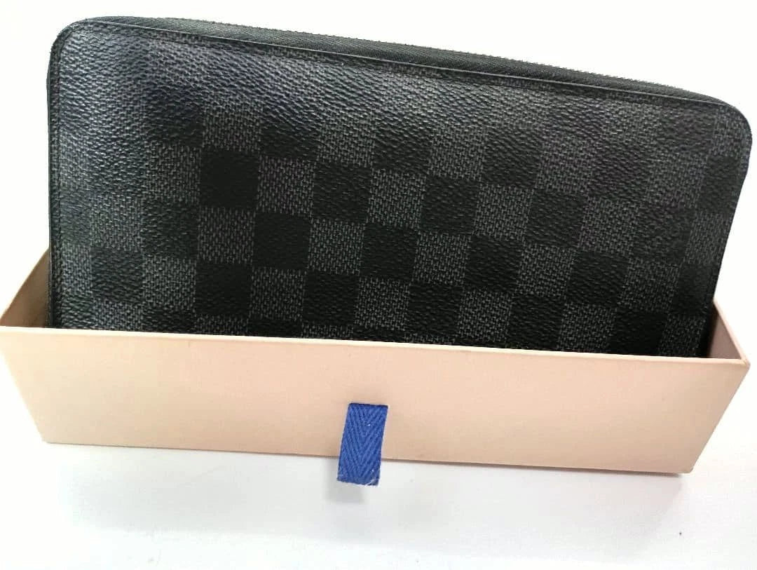 Louis Vuitton Damier Graphite Zippy Wallet Organizer – Designer Travel Wallet
