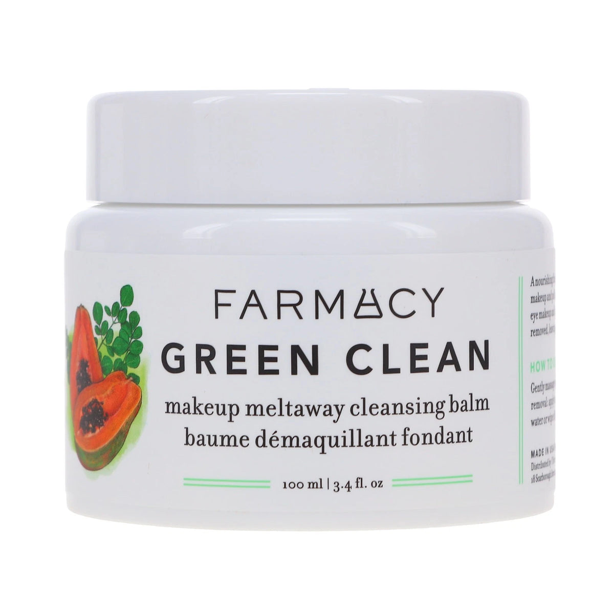 Farmacy Green Clean Makeup Meltaway Cleansing Balm 3.4oz