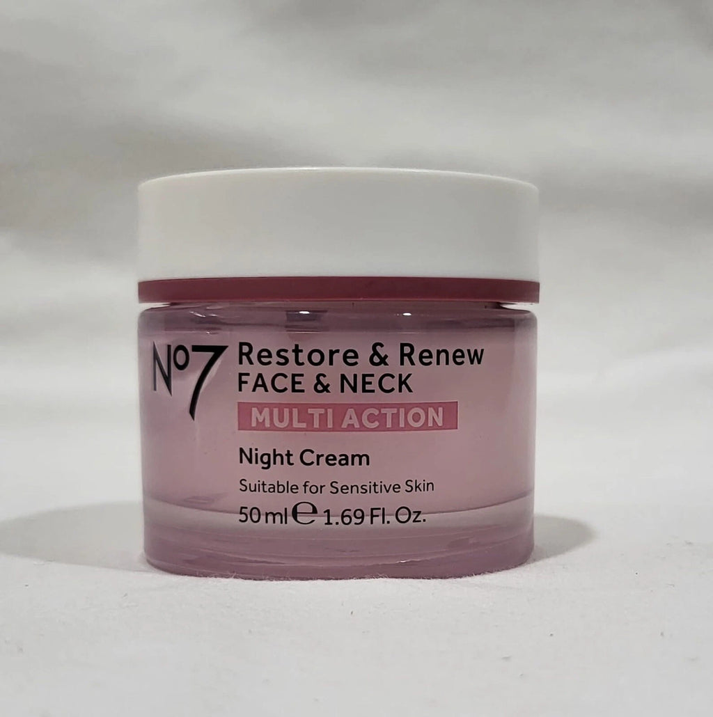 No7 Restore & Renew Multi Action Night Cream - 1.69 oz