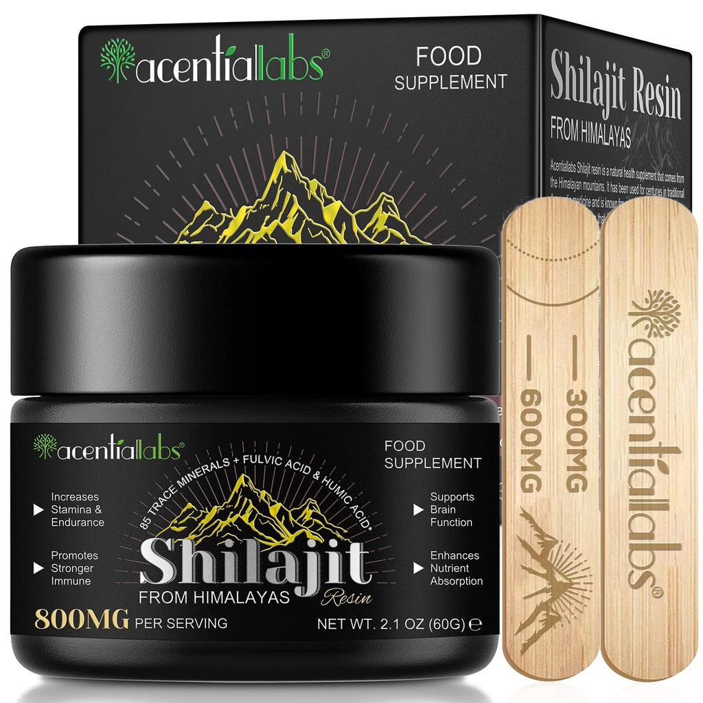 100% Pure Himalayan Shilajit Resin – Organic Fulvic Acid Soft Resin