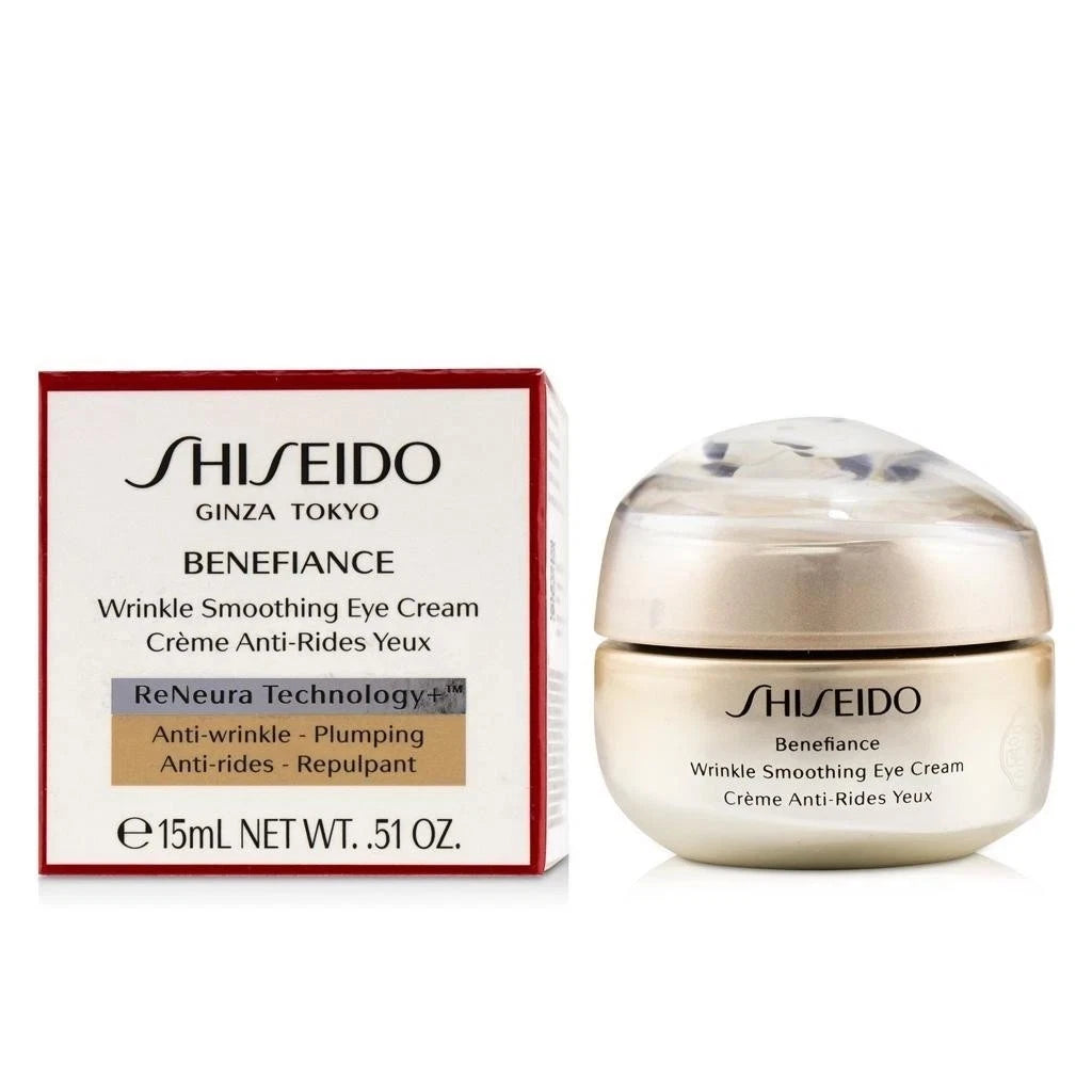 Shiseido Benefiance Wrinkle Smoothing Eye Cream 15ml / 0.51oz Anti-Aging Eye Treatment