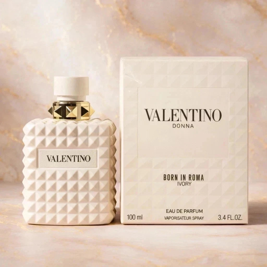 Valentino Donna Born In Roma Ivory Eau de Parfum 100ml / 3.4oz Perfume for Women New in Box