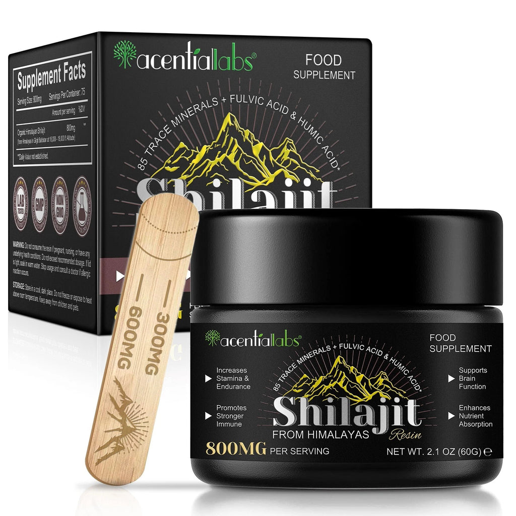 100% Pure Himalayan Shilajit Resin – Organic Fulvic Acid Soft Resin