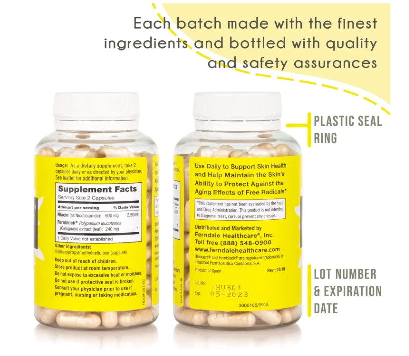 Heliocare Advanced Niacin B3 Supplement 120 Capsules 240mg