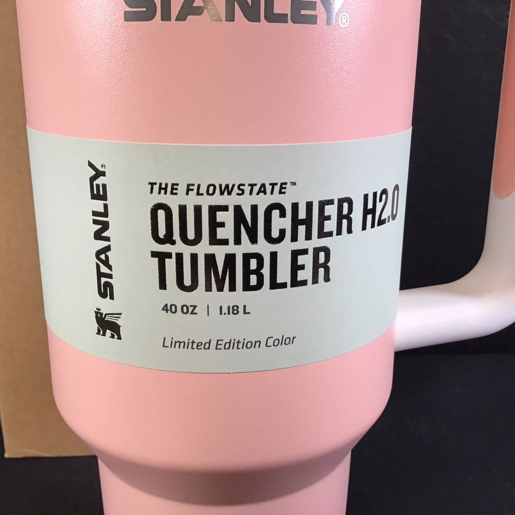 Stanley Quencher H2.0 FlowState Peach Tumbler 40oz Limited Edition