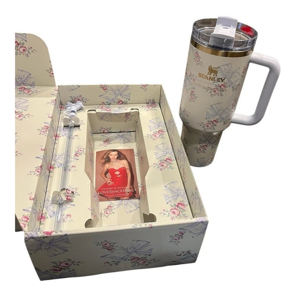 Stanley x LoveShackFancy Rosa Beaux Blue Quencher H2.0 40oz